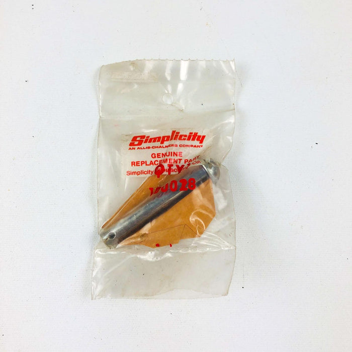 Simplicity 100028 Clevis Pin Round Head Drilled OEM NOS Sealed 8