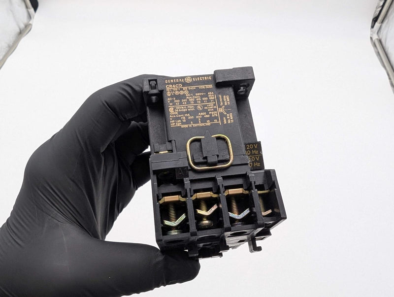 General Electric CR4CD10A Magnetic Contactor 3 Pole 120V 60Hz 36A 660VAC