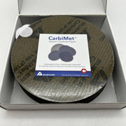 Buehler CarbiMet 36080180 Abrasive Discs SiC Paper 8in 180 Grit PSA 100/BX 3