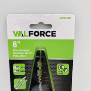 ValForce VFWS1412 Wire Stripper 8" Industrial Heavy Duty 12-14 AWG 12/2 14/2 2
