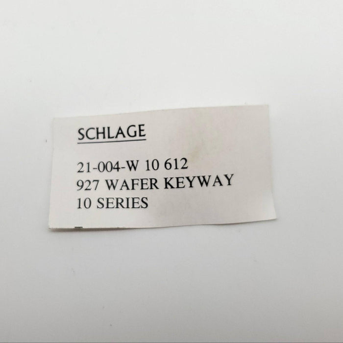 Schlage Door Lock Cylinder 21-004 W for 10 Series 927 Keyway Bronze Keyed Diff 7