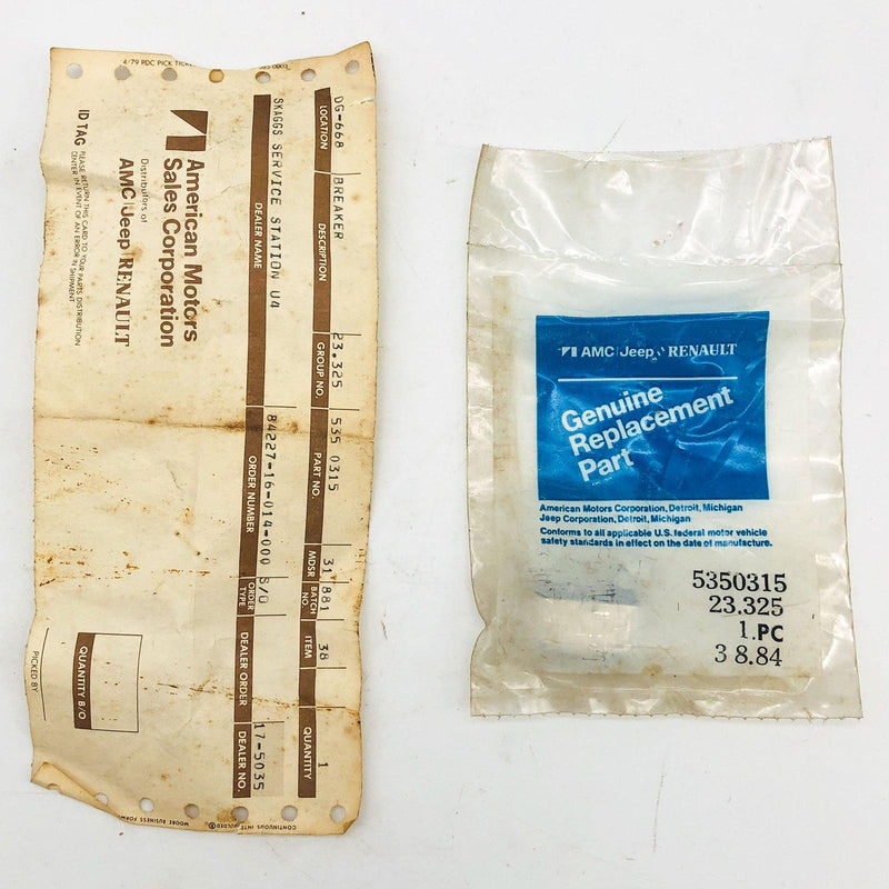 AMC Jeep 5350315 Breaker for Tailgate Electric Operated Window Regulator Harness 1