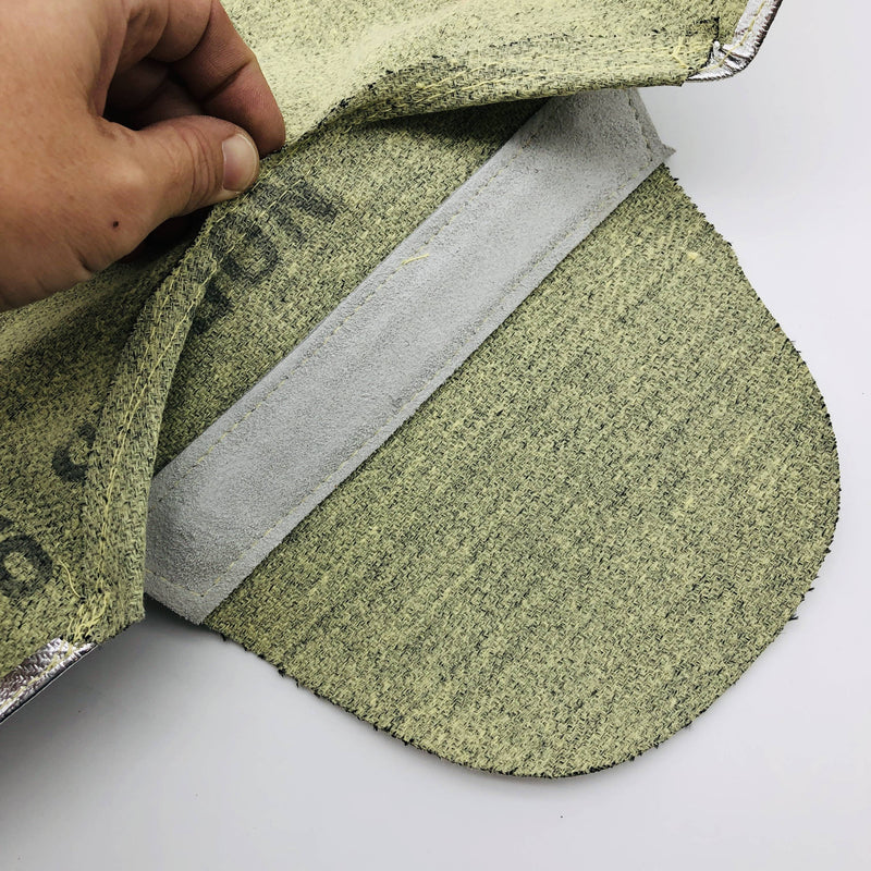 National Safety Apparel L09NJNJVCFSXL Silver Spats XL Hook Loop Aluminized OPF 5