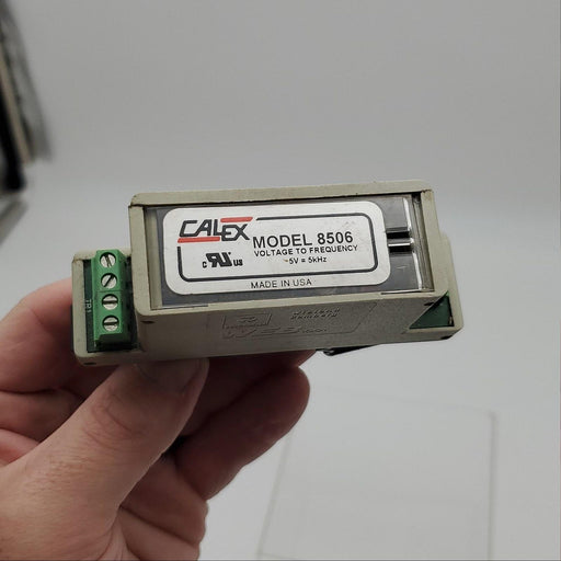 Calex 8506 PLC Analog To Frequency Converter 5V to 5kHz 24V 7mA Counter Input 1