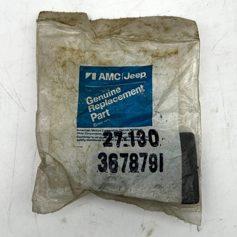 AMC Jeep 3678791 Coat Hook Black OEM NOS 81-86 Without Sliding Sunroof Sealed