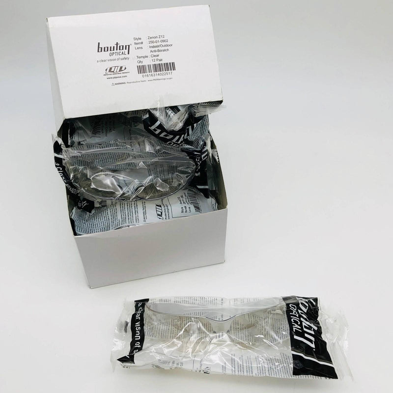 PIP 250-01-0902 Safety Glasses Zenon Z12 Indoor Outdoor Anti Scratch Clear 12pr 1