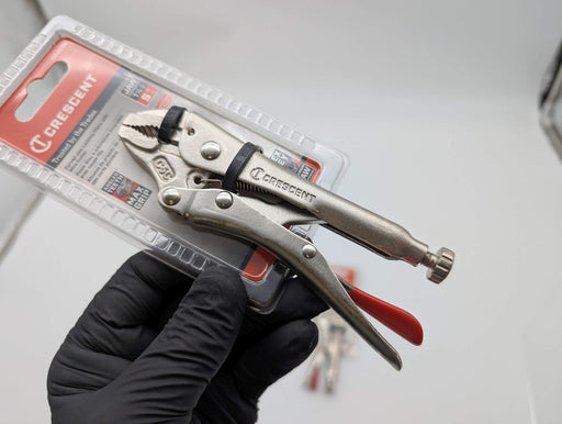 Crescent Curved Jaw Locking Pliers 5" w/ Wire Cutter C5CVN-08 Pack of 2 2