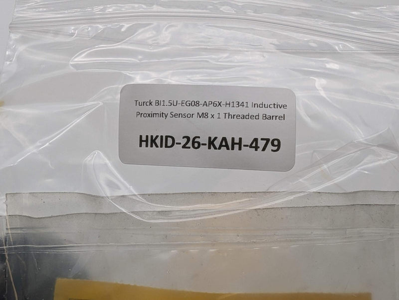 Turck BI1.5U-EG08-AP6X-H1341 Inductive Proximity Sensor M8 x 1 Threaded Barrel