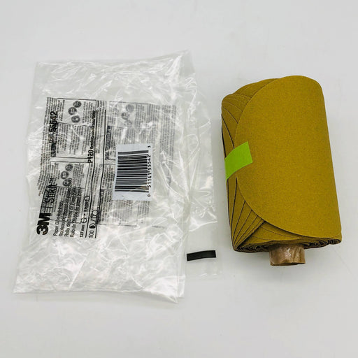 3M 55542 Sanding Paper Disc Roll 5in x NH P120 C-Weight 236U Stickit Gold 100pk 1