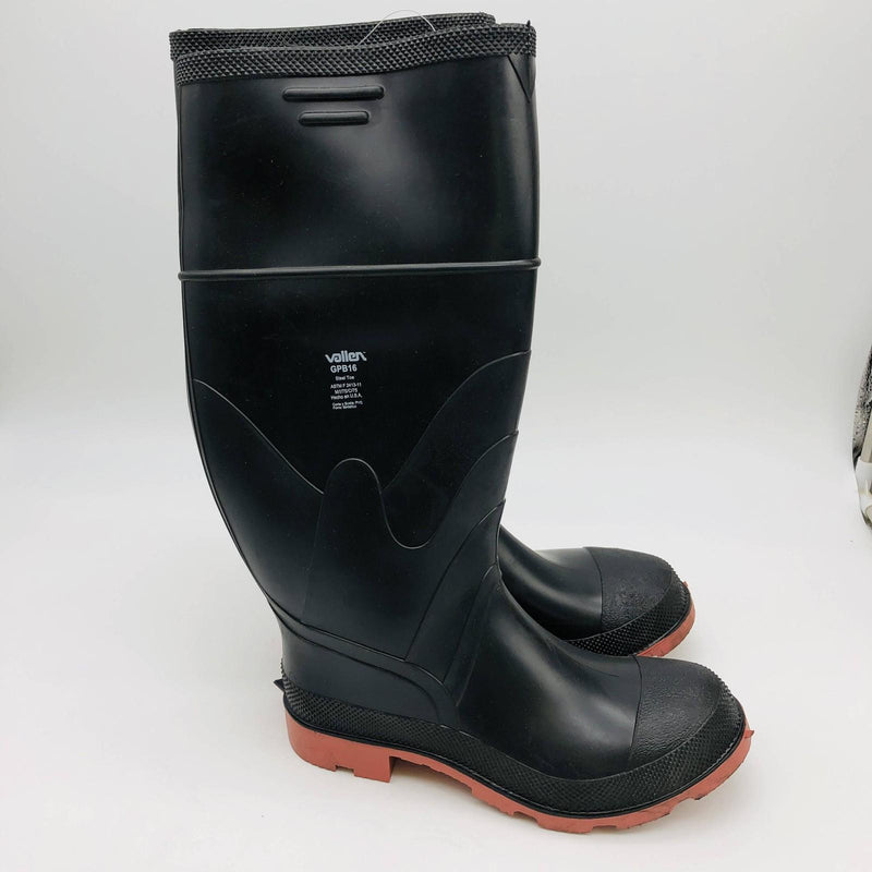 Pvc Boot W9 Onguard GPB-167 Work Rain Boot M7/W9 Steel Toe Cleated Outsole Black P ...