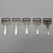 5x Ilco B54 Key Blanks For Some Older Isuzu & GM Imports Nickel Plated NOS 3