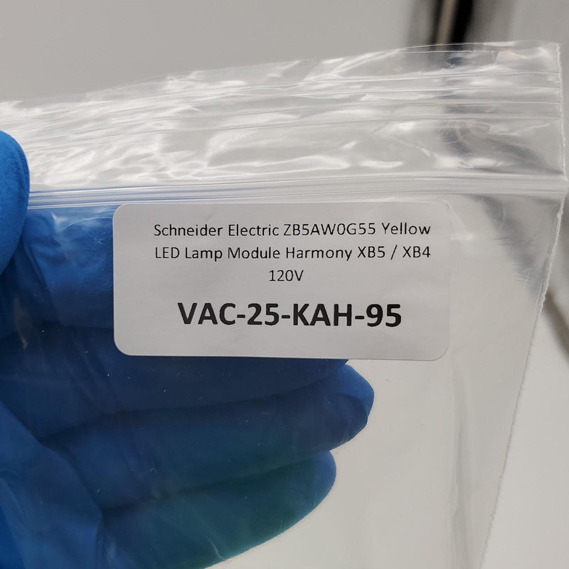 Schneider Electric ZB5AW0G55 Yellow LED Lamp Module Harmony XB5 / XB4 120V 7