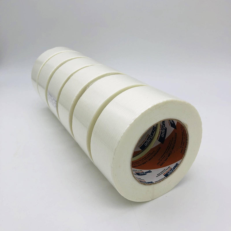 6x Shurtape GS 490 Fiberglass Strapping Tape White 48MM x 55M Reinforced 101230 7