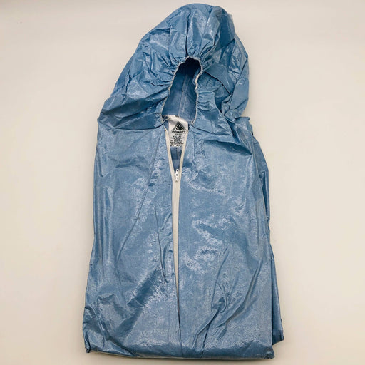 Bulwark KDE4SBRG4XL Disposable Hooded Coveralls 4XL PVC Coated Flame Resistant 1