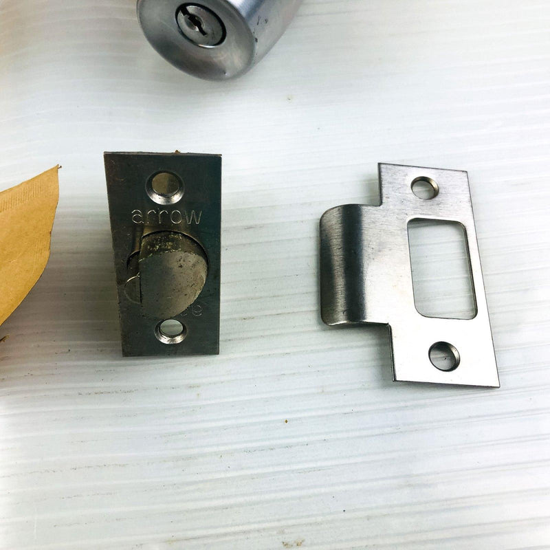 Arrow 351DC Panic Proof Door Knob Lockset Keyed US26D Dull Chrome Cylinder 7