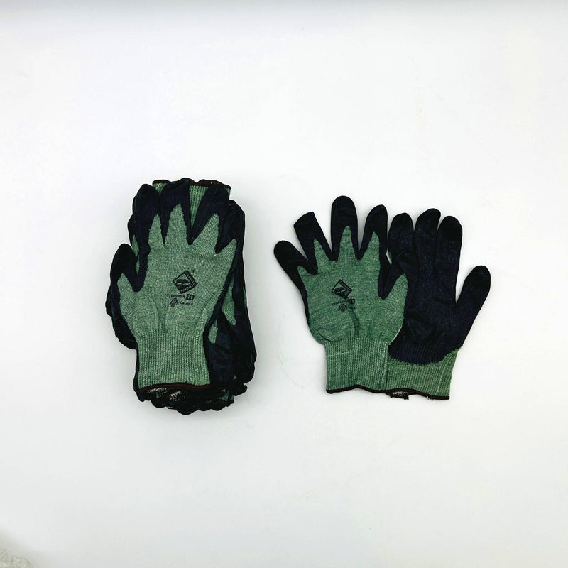 Tilsatec TTP060NBR Cut Resistant Gloves 11/2XL Green Rhino Foam Nitrile 12 Prs