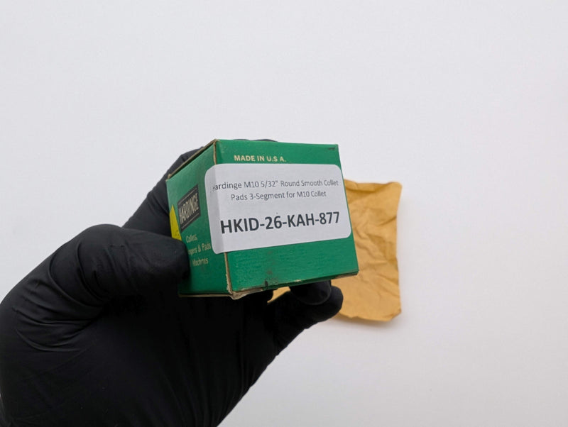 Hardinge M10 5/32" Round Smooth Collet Pads 3-Segment for M10 Collet
