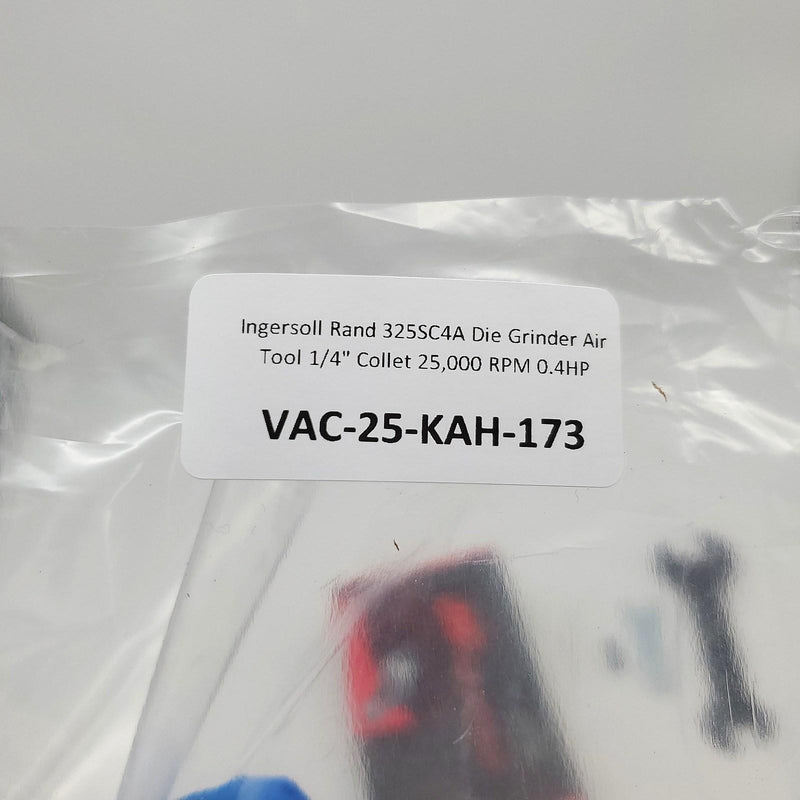 Ingersoll Rand 325SC4A Die Grinder Air Tool 1/4" Collet 25,000 RPM 0.4HP 8