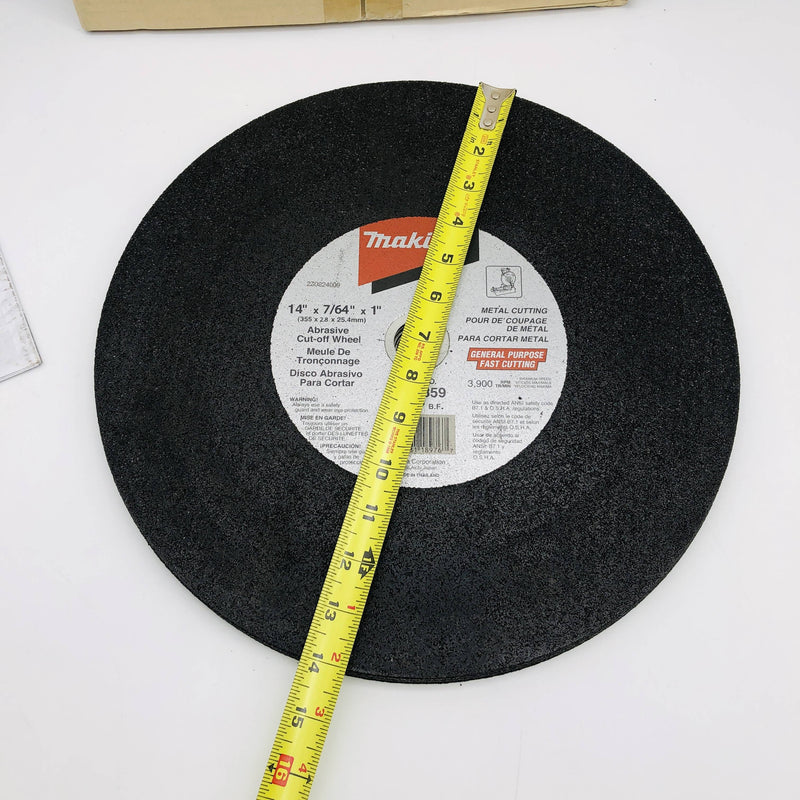 Makita A-93859-5 Cut-Off Chop Wheel Blade 14 x 1 x 1/8 A36P BF Metal Cutting 5pk 6