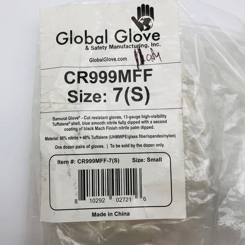 Global Glove CR999MFF Cut Resistant Glove Small Samurai Double Dipped 11 Pairs 2