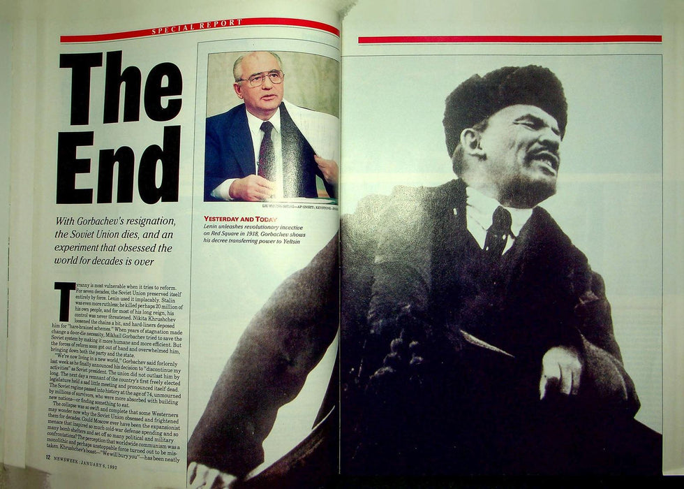 Newsweek Magazine January 6 1992 Drug Wars Latin America Soviet Union Ends 4