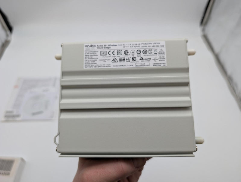 HP Aruba 501 Wireless Client Bridge J9835A 802.11 AC Dipole Antenna 15 Clients 2
