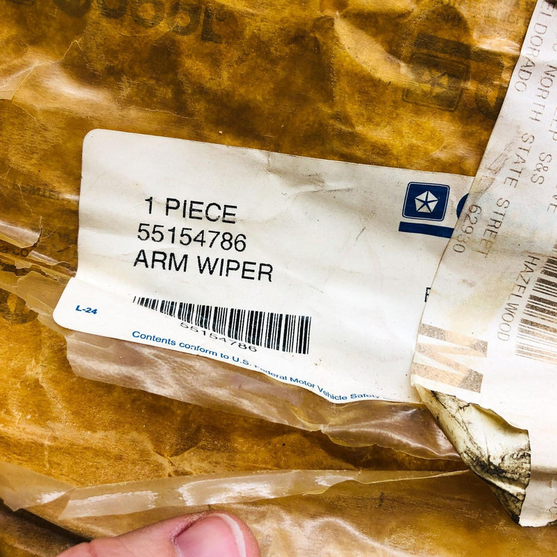 Mopar 55154786 Wiper Arm Black OEM New Old Stock NOS Made by Valeo Open 11