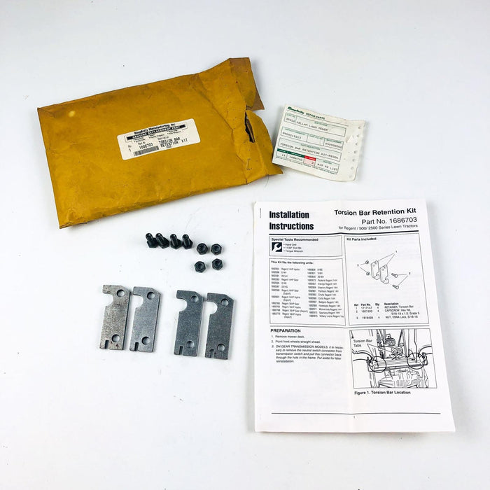 Simplicity 1686703 Torsion Bar Retention Kit OEM NOS Replcd by 1686703SM 10