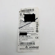 Wieland 21.305.1057.0 Terminal Strip Europa Eurostyle 4E/10DS GW Lot of 10 2