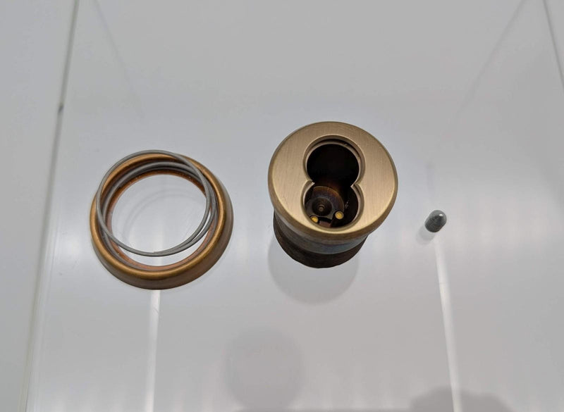 Arrow 16CR-27-001-10 SFIC Mortise Cylinder Housing 1-1/4" L 7 Pin Satin Bronze 1