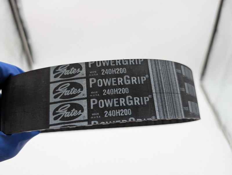 Gates 240H200 Timing Belt 1/2" Pitch 48 Teeth 24" Length 2" Width Powergrip 3
