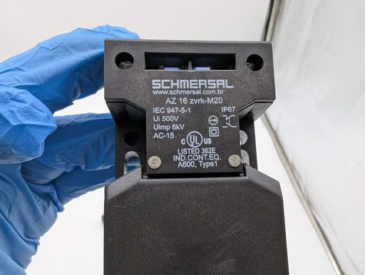 Schmersal AZ16ZVRK-M20 Safety Interlock Switch 4A 230V M20 Entry SPST 1NO 1 NC 2