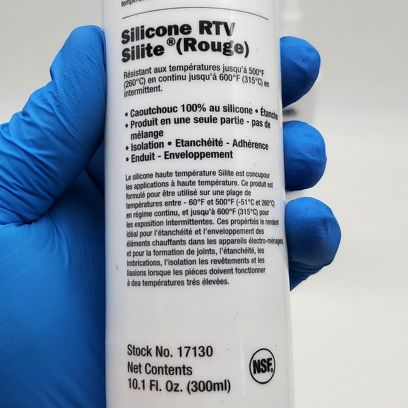 Devcon Silicone RTV Sealant High Temperature Red 10.1 Cartridges Pack of 2 3