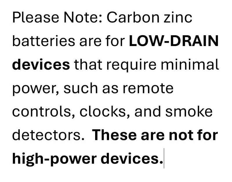 Eveready D Batteries Super Heavy Duty Carbon Zinc 1.5V 1250 R20 Case of 96