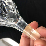 1ct Waterford Crystal Wine Goblet John Rocha 9-7/8" Signature 100489 Mark Chip 8