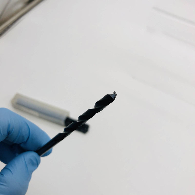 Screw Machine Drill Bit 13/64 HSS 135 Deg Spt Pt Blk Oxide Exactek 1812213 6pk 8