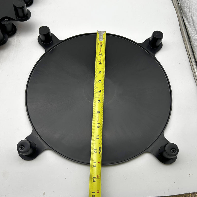 Essentra 30010A Flange Protector Studded Raised Face 10in Pipe Size Black 10pk