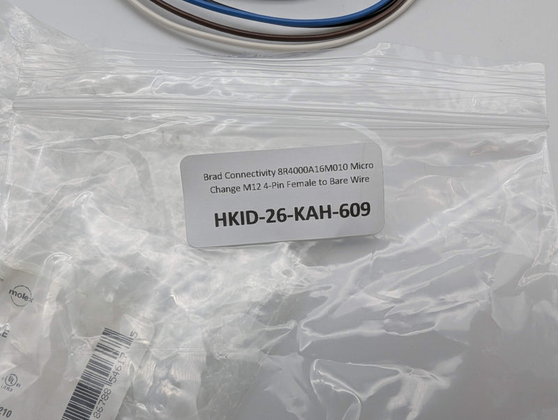 Brad Connectivity 8R4000A16M010 Micro Change M12 4-Pin Female to Bare Wire