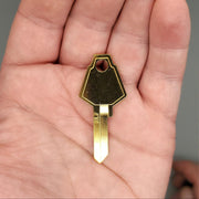 10x Jet XL7 Key Blanks for XL Mailbox Lock Brass NOS 1