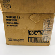 Solo Dart GBX7TW-0007 Teaspoon Disposable Spoon Heavy Weight PS Case of 1000 3