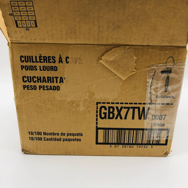 Solo Dart GBX7TW-0007 Teaspoon Disposable Spoon Heavy Weight PS Case of 1000 3