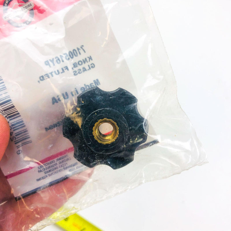Briggs and Stratton 7100516YP Knob Glass Fluted OEM NOS Sealed USA Made 7100516 5
