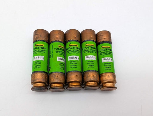 Bussmann FRN-R-45 Fuses 45A 250VAC Time Delay Class RK5 Pack of 5 1