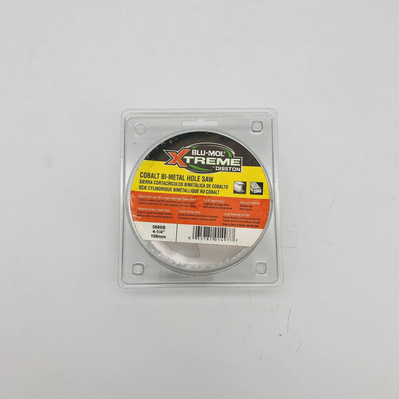 Blu Mol Xtreme 5880B Hole Saw 4-1/4"/108mm Cobalt Steel Bi-Metal 1-7/8" DepthOC 6