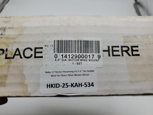 Nidec 17 Motor Mounting Kit 5.6" Dia Double Wire for Direct Drive Blower Motor 2