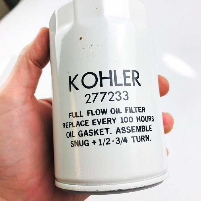 Kohler 277233 Oil Filter OEM New Old Stock NOS Replaced by 277233S White 3