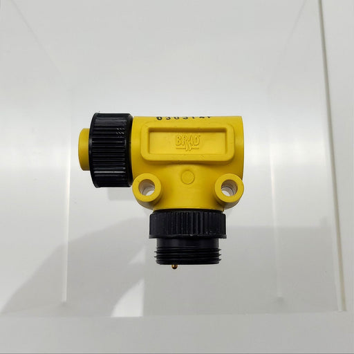 Brad 41481 Mini Change Adapter 5P 90 DEG Male to Female 16 AWG 600V 8A 1