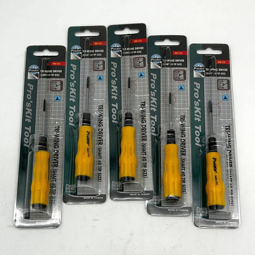 Eclipse Pro's Kit 800-123 Tri Wing Screwdriver Driver Shaft #0 Tip Size Lot of 5 1