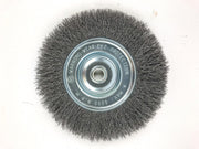 Steel Wire Wheel 6" Crimped Carbon Brush Weiler Vortec Pro 6000RPM 36202 1ct 2