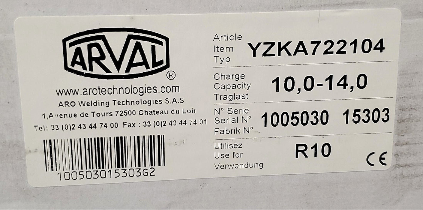 Aro Tool Balancer 22-31lbs Load Range 6.5' Stroke Arval YZKA722104 R10 9